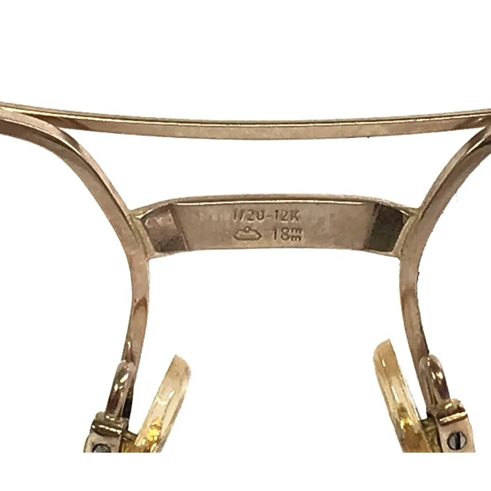 Vintage Rodenstock Eyeglasses Frames 1/20 12k Gold Filled Brushed 56-18-135